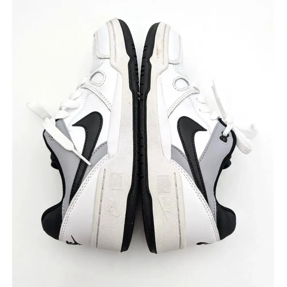 Nike Full Force Low Big Shoes Kids' White/Pewter/Black Size US4.5Y EU36.5 - Picture 6 of 14